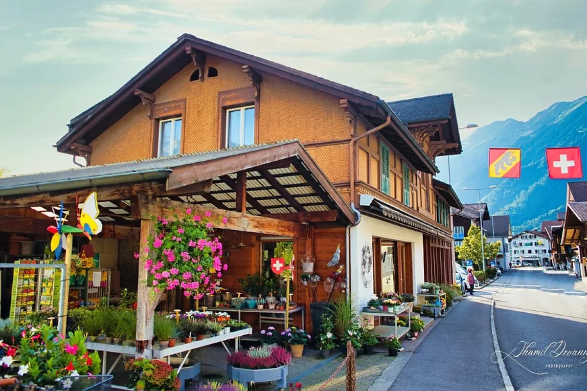 Brienz: A tranquil lakeside village known for its woodcarving tradition and crystal-clear waters!